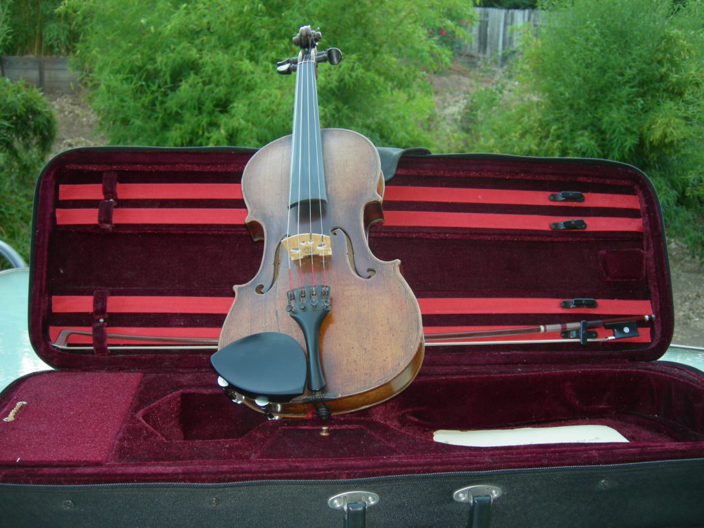 violin in case